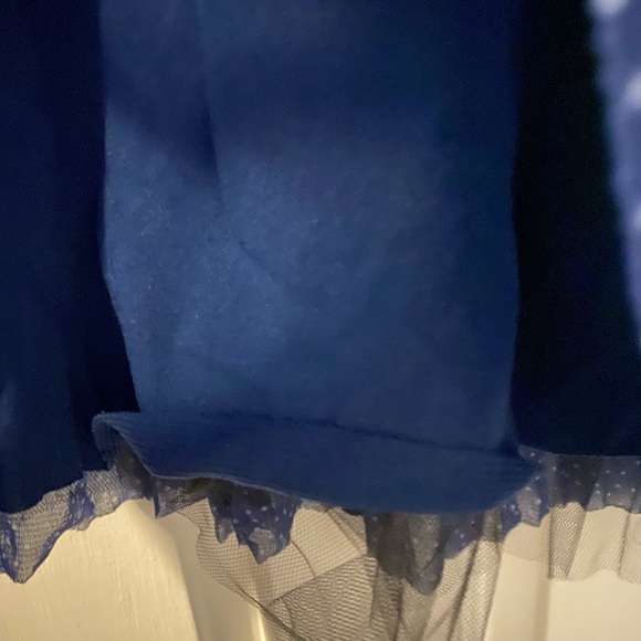 Blue flared Anthropologie dress - Picture 5 of 6